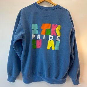 One N Ten X Mayfair Group I Take Pride‎ In Me Small Medium Crewneck Sweatshirt